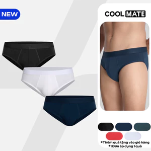 Combo 03 Quần lót nam Brief Cotton Co Giãn Origin mềm mịn, co giãn, thoáng mát Coolmate