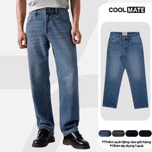 Coolmate x Copper Denim | Quần Jeans dáng Straight mặc thoải mái, quần đi làm đi chơi dạo phố