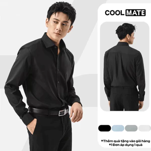 Áo sơ mi nam dài tay Modal Essential mềm mại, thoáng khí Áo đi làm đi chơi dạo phố Coolmate