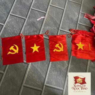 Dây Cờ Đảng Và Cờ Việt Nam Treo Trang Trí Sự Kiện Khai Trương Quốc Khánh