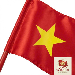 🇻🇳 Cờ Việt Nam Cầm Tay Cao Cấp | Vải Satin Đẹp | Giá Xưởng SLL | Hàng Có Sẵn Combo 100 cờ vẫy sao vàng kèm cán
