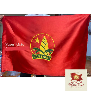 Cờ Đoàn, Đội in  70x100cm Cao Cấp | Vải Phi Bóng Đẹp | Hình In Sắc Nét| Giá Xưởng Có Sẵn SLL