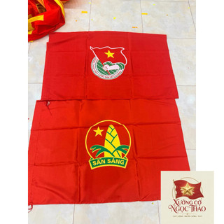 Cờ Đoàn, Đội in  70x100cm Cao Cấp | Vải Phi Bóng Đẹp | Hình In Sắc Nét| Giá Xưởng Có Sẵn SLL