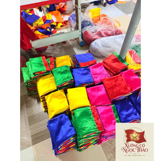Chính Khí Lễ Hội Việt 🇻🇳 Cờ Ngũ Sắc Truyền Thống Chuẩn Cao Cấp, Chuyên Sỉ Giá Xưởng SLL