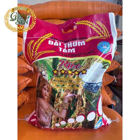 Gạo Đài Thơm 8 Túi 10KG - Cơm Mềm Dẻo Thơm - Gạo Sạch - A