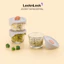 Bộ 3 Hộp Thủy Tinh 230ml Trữ Đồ Ăn Dặm Cho Bé LocknLock LLG508S3 Chịu Nhiệt, Có Chia Vạch