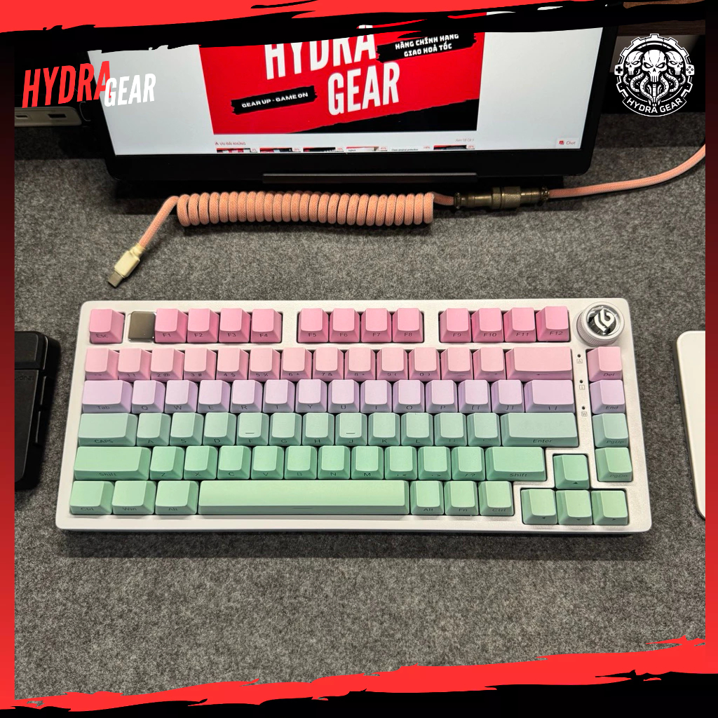 [HOẢ TỐC] Bàn phím cơ LEOBOG Hi75c Pro - Full nhôm, mode kết nối, pin 4000mah, led RGB | BigBuy360 - bigbuy360.vn