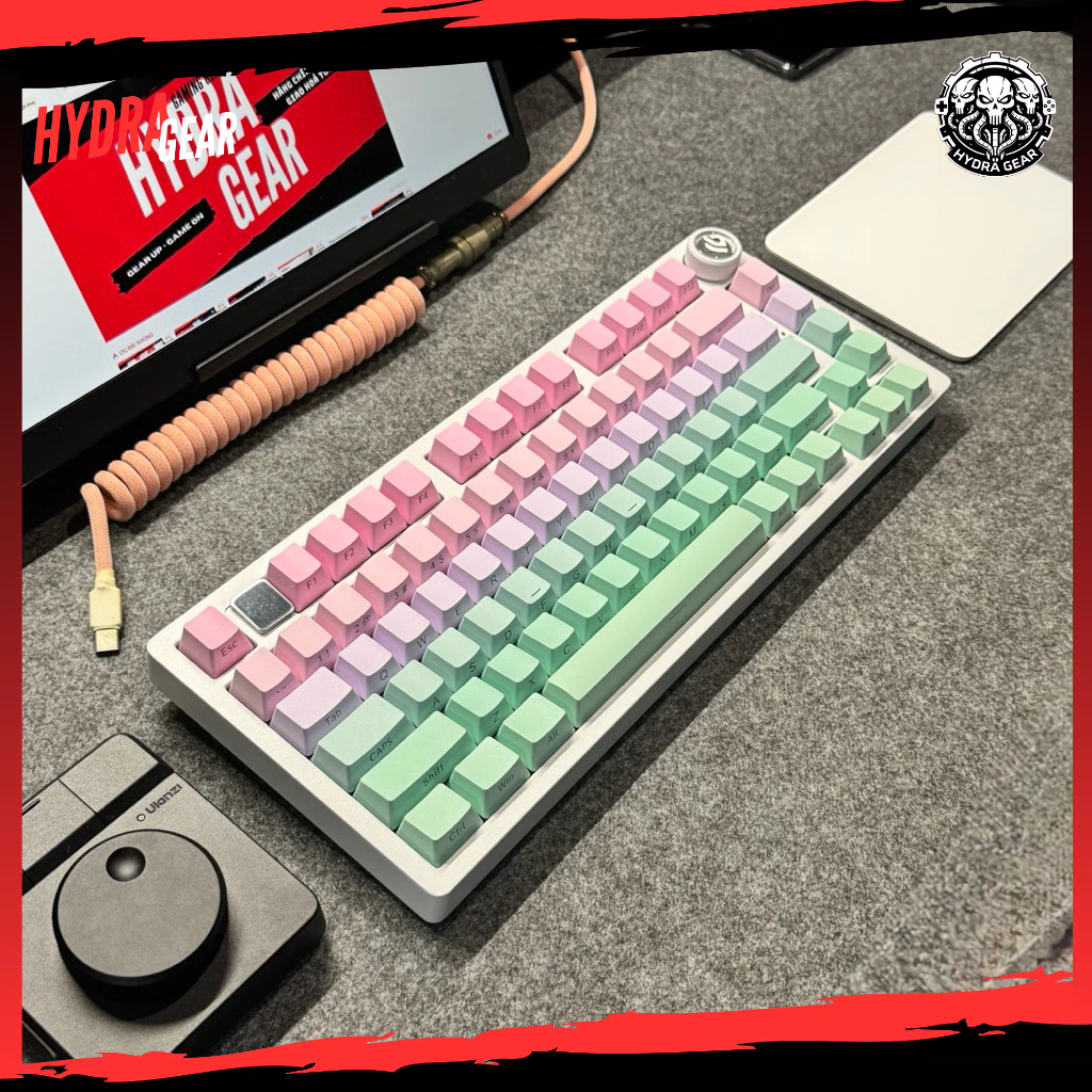 [HOẢ TỐC] Bàn phím cơ LEOBOG Hi75c Pro - Full nhôm, mode kết nối, pin 4000mah, led RGB | BigBuy360 - bigbuy360.vn