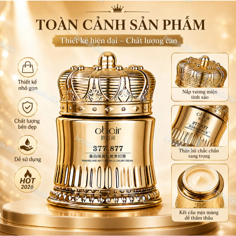 Kem Dưỡng 8 Trong 1 Dưỡng Sáng Mờ Thâm Nám Cấp Ẩm Làm Mịn Da 100g Tiết Kiệm