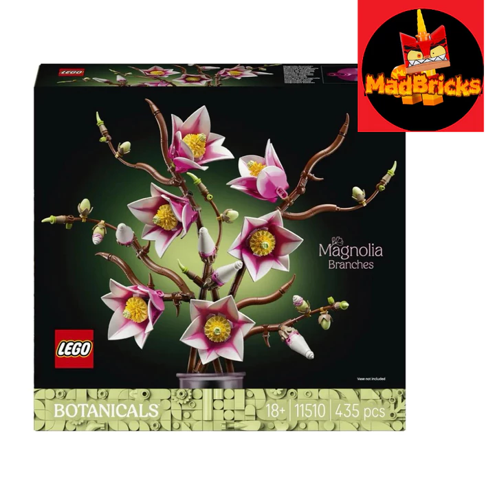 (LEGO ICON ) (LEGO ICON ) Đồ Chơi Lắp Ráp Hoa Mộc Lan LEGO BOTANICALS 11510 (435 Chi Tiết)