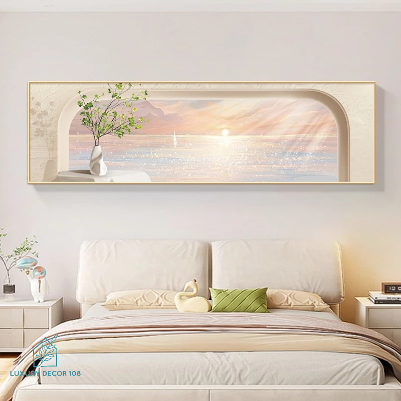[TRANH TRÁNG GƯƠNG ] Tranh Treo Tường "Lọ Hoa Để Bàn " In UV5D Cao Cấp - Trang Trí Nhà CửaTranh Tráng Gương THIÊN NHIÊN