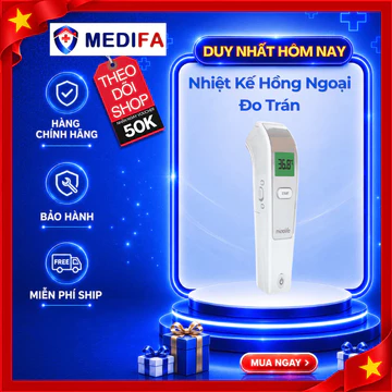 Nhiệt Kế Hồng Ngoại Đo Trán Microlife FR1MF1 Cho Kết Quả Trong Vòng 1 Giây Thích Hợp Đo Thân Nhiệt Trẻ Em, Người Lớn