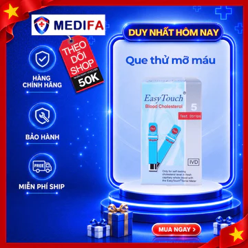 Que thử mỡ máu (Blood Cholesterol) cho máy đo đường huyết 3 chỉ số Easy Touch