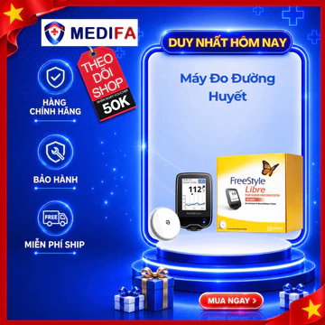 Máy Đo Đường Huyết - Đầu Đọc Cầm Tay Đo Đường Huyết Liên Tục FreeStyle Libre