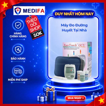 [BH Trọn Đời] Máy Đo Đường Huyết Tại Nhà 3 In 1 Easy Touch ET322 Rossmax Kèm Que Đo Đường Huyết, Mỡ Máu & Gout