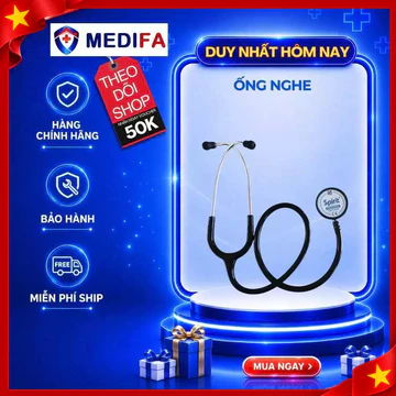 Ống Nghe Y Tế Spirit CK-601P 2 Mặt 2 Chế Độ Chuông Nghe Đĩa Nghe Cho Bác Sĩ