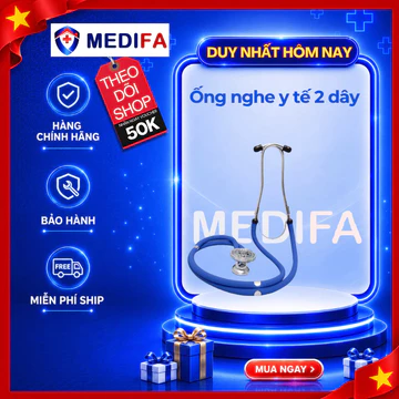[Chính hãng] Ống nghe y tế 2 dây Spirit CK-649 được trang bị hệ thống ống đôi, thiết kế 2 mặt | BH 12 tháng
