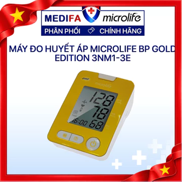 Máy đo huyết áp/ nhịp tim bắp tay Microlife BP Gold Edition 3NM1-3E dễ sử dụng, đo nhanh, chính xác