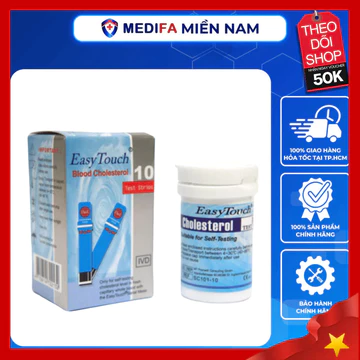 Que Thử Cholesterol Mỡ Máu EasyTouch Dùng Cho Máy Đo 3 Trong 1 EasyTouch ET301 Rossmax