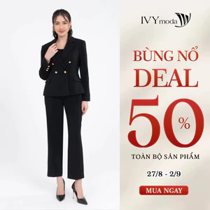 Quần Tuysi ống đứng công sở, quần dài ống đứng IVY moda MS 22M7746