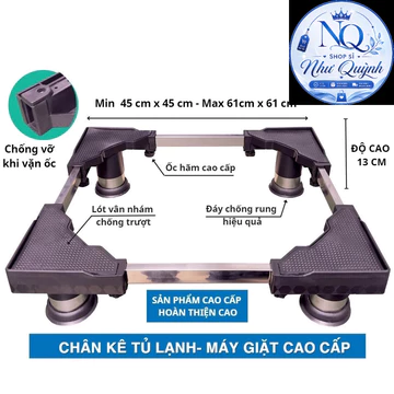 Chân Máy Giặt Tủ Lạnh Và Máy Lọc Nước Đa Năng Chống Rung, Điều Chỉnh Được Kích Thước Cho Máy Cửa Ngang Và Cửa Đứng
