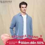 GIORDANO Áo Sơ Mi Nam Dài Tay Men Linen Cotton Long-Sleeve Shirt 01046211 — ảnh 1