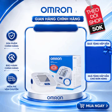 Máy đo huyết áp Omron HEM-7143T1 thao tác 1 nút ấn, lưu trữ 30 kết quả đo, kết nối Bluetooth tiện lợi
