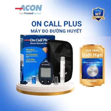 Máy Đo Đường Huyết On Call Plus Đo Đường Huyết Cá Nhân, Chưa Có Que Thử