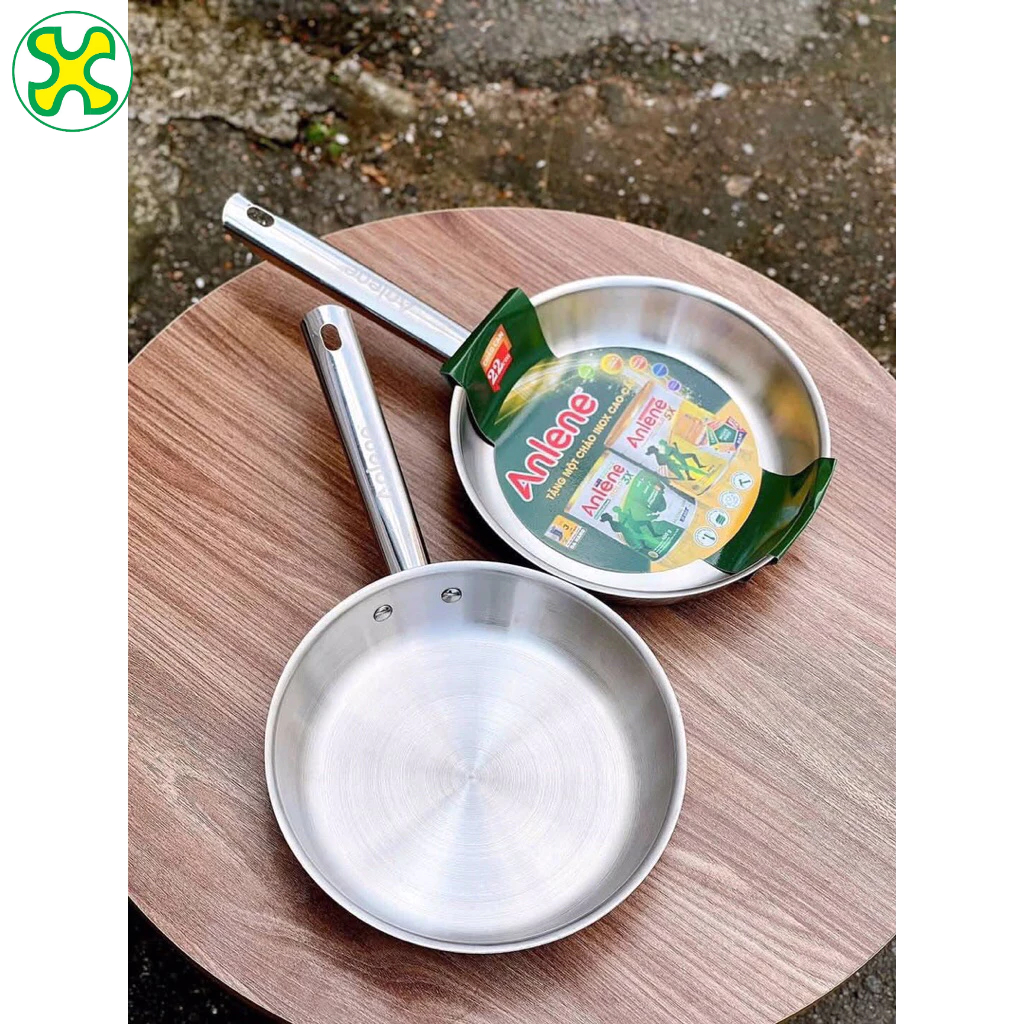 Chảo Inox 304 3 Lớp Liền Đáy 22cm Đáy Từ | BigBuy360 - bigbuy360.vn