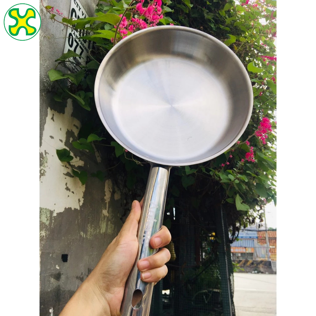 Chảo Inox 304 3 Lớp Liền Đáy 22cm Đáy Từ | BigBuy360 - bigbuy360.vn