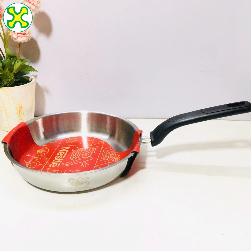 Chảo Inox 304 3 Lớp Liền Đáy 22cm Đáy Từ | BigBuy360 - bigbuy360.vn