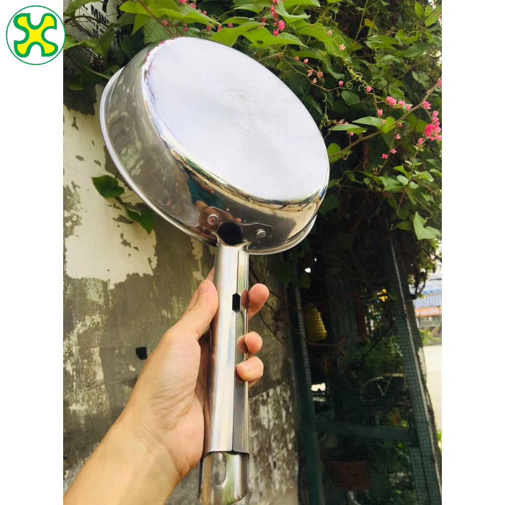 Chảo Inox 304 3 Lớp Liền Đáy 22cm Đáy Từ | BigBuy360 - bigbuy360.vn