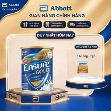 Sữa Ensure Gold 800g Hương Vani Dinh Dưỡng Cho Người Cao Tuổi Thơm Ngon Dễ SửDụng Medifa Healthcare