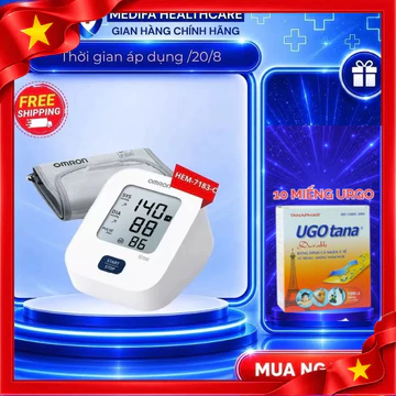 (Dòng mới 2026) Máy Đo Huyết Áp Omron EZ Power HEM-7183-C Có Kèm Bộ Đổi Nguồn