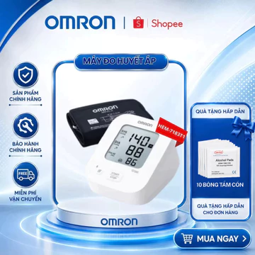 Máy Đo Huyết Áp Omron EZ BT Larger HEM-7183T1-L Vòng Bít Lớn Size L Phù Hợp Với Các Bắp Tay