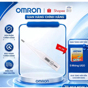 Nhiệt Kế Điện Tử Omron MC-246, Chính Hãng, Độ Chính Xác Cao, Nhỏ Gọn, Tiện Lợi