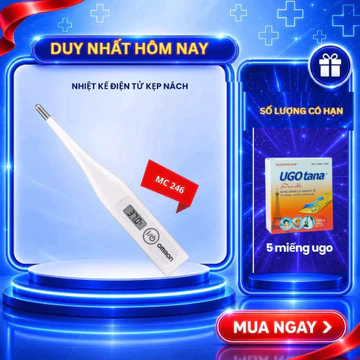 Nhiệt Kế Điện Tử Kẹp Nách Omron MC-246 Đo Nhanh, Kết Quả Chính Xác, Bảo Hành 2 Năm
