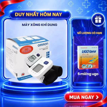 Máy Đo Huyết Áp Omron HEM-6161 Đo Tại Cổ Tay Lưu Trữ Đến 30 Kết Quả, Bảo Hành 5 Năm