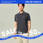 GIORDANO Áo Thun Nam Trơn Có Cổ Lycra Polo 01016246 — ảnh 1