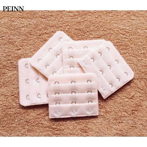 [Peinn] Miếng nối móc áo ngực Peinn PKS20 loại 3 móc bằng thép không gỉ (màu da và đen)