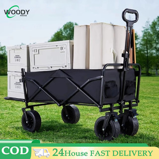 Xe đẩy cắm trại Xe Kéo Dã Ngoại Gấp Gọn Du Lịch xếp gọn đa năng picnic thiết bị cắm trại ngoài trời chịu tải 350KG