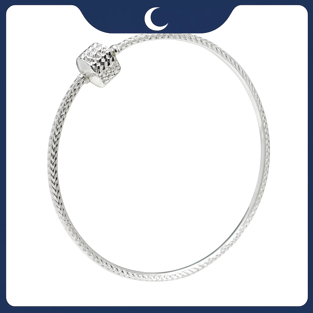 Vòng tay charm bạc 925 cơ bản Luna Jewelry