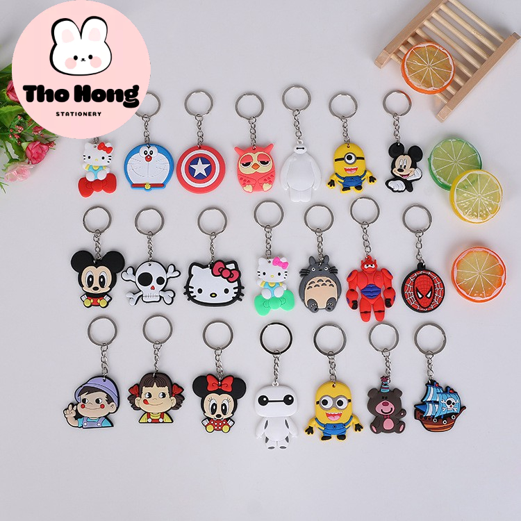 (COMBO 10-50 ) Móc Khóa 1 Mặt Cute Dễ Thương– Sỉ Ib| Thohong