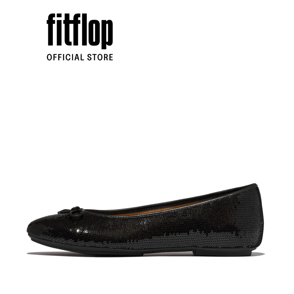 Giày Ballerina Nữ DELICATO BOW SEQUIN BALLET FLATS E3H-001