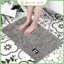 Thảm chùi logo bàn chân chống trơn trượt, thấm hút nước 60x40cm