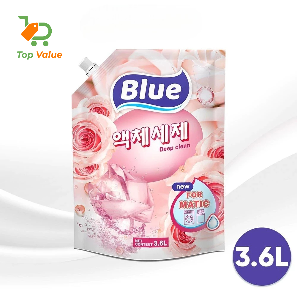 [Top Value] Nước giặt Blue Deep Clean CH10 3.6L hương thơm phấn hồng