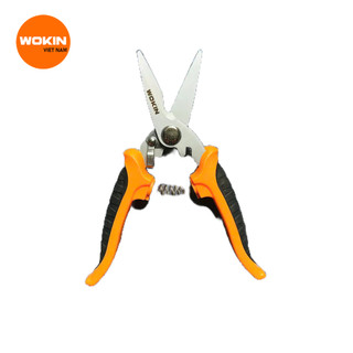 Kéo cắt đa năng, cắt nẹp điện ,chữ V, Xương nhôm, ống đồng 7inch 303507  WOKIN, Thép Sk5 siêu sắc