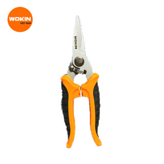 Kéo cắt đa năng, cắt nẹp điện ,chữ V, Xương nhôm, ống đồng 7inch 303507  WOKIN, Thép Sk5 siêu sắc