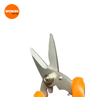 Kéo cắt đa năng, cắt nẹp điện ,chữ V, Xương nhôm, ống đồng 7inch 303507  WOKIN, Thép Sk5 siêu sắc