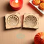 Hộp gỗ 3mm cắt laser đựng 1 bánh Trung Thu | Lynhdecor miễn phí khắc tên logo